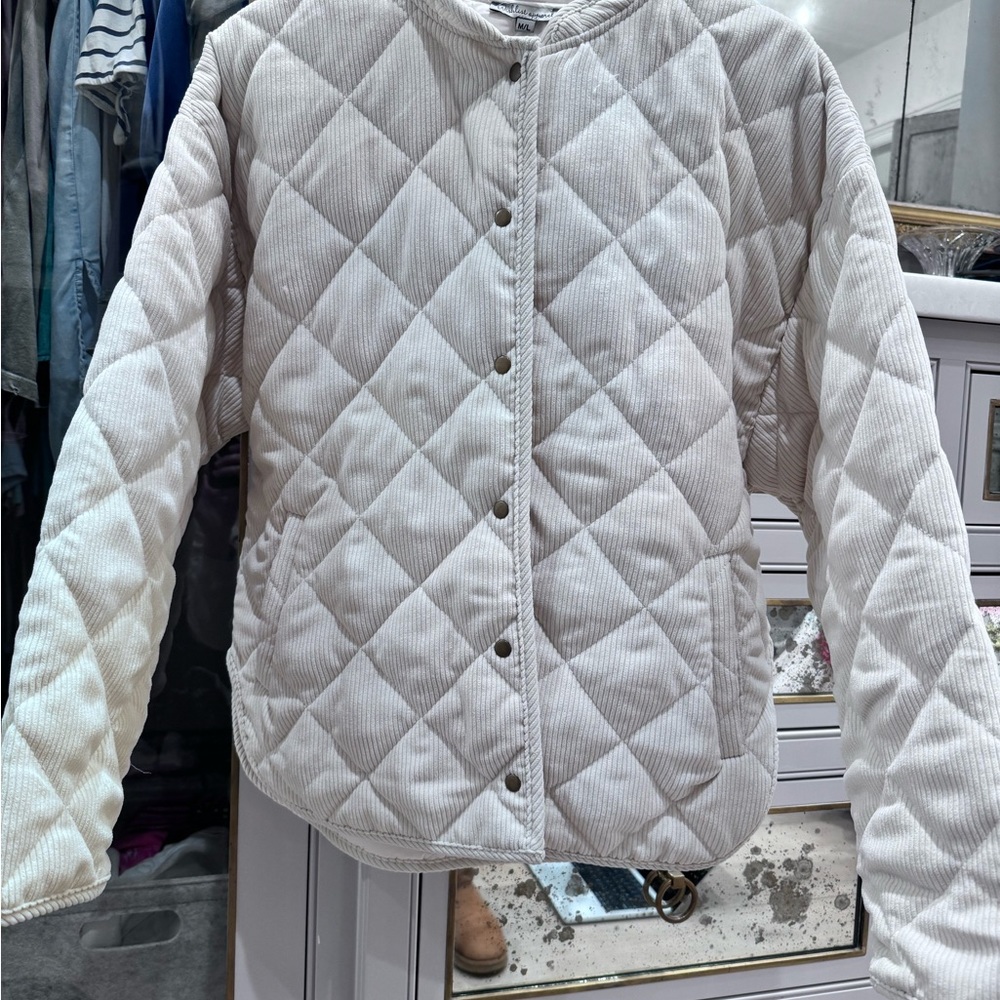 Beige corduroy jacket